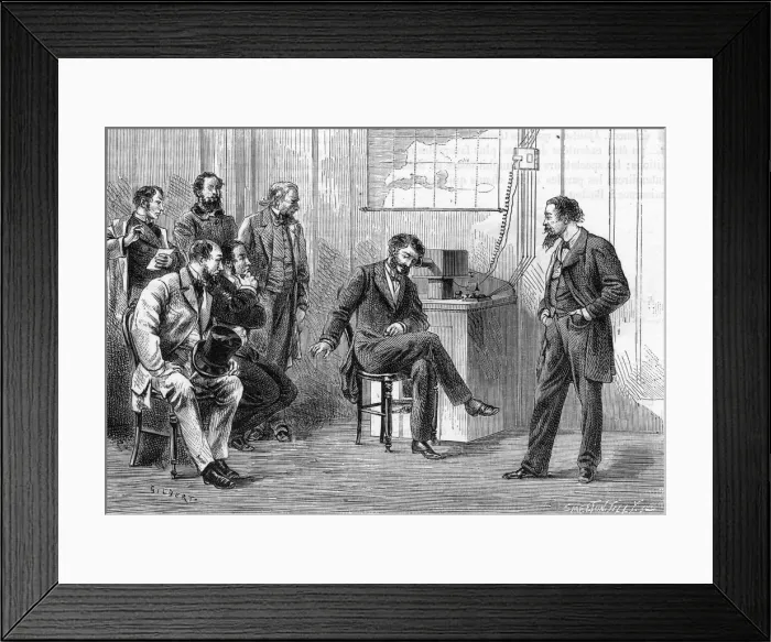Framed Print : BELLS TELEPHONE / BOSTON Framed Print : BELLS TELEPHONE / BOSTON