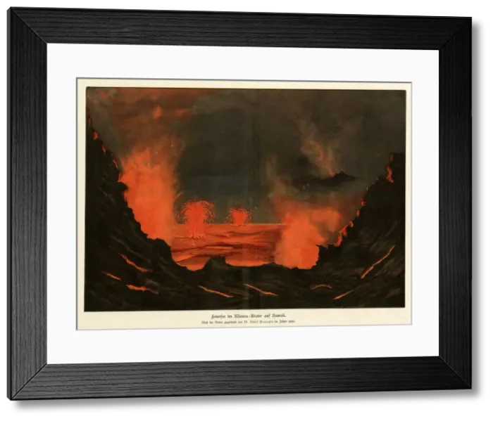 Framed Print : KILAUEA, (MARCUSE) Framed Print : KILAUEA, (MARCUSE)