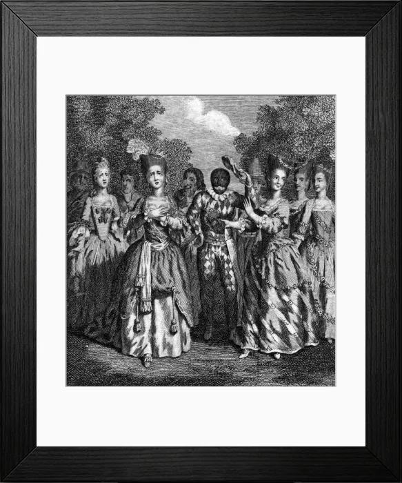 Framed Print : THEATRICAL COSTUMES / C18 Framed Print : THEATRICAL COSTUMES / C18
