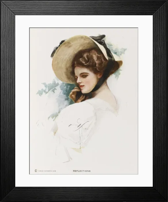 Framed Print : STRAW HAT 1912 Framed Print : STRAW HAT 1912