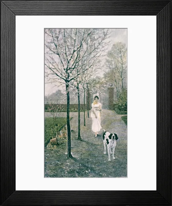 Framed Print : GIRL ON SPRING DAY Framed Print : GIRL ON SPRING DAY
