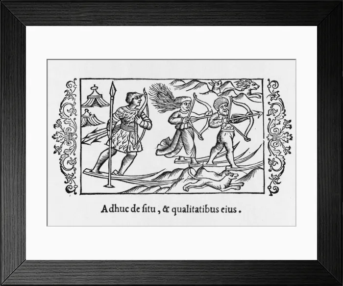 Framed Print : SKI-ING HUNTERS C16 Framed Print : SKI-ING HUNTERS C16