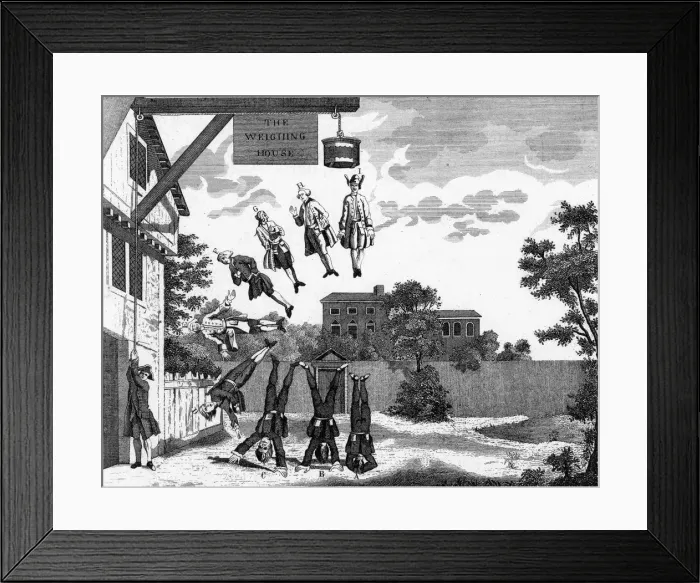 Framed Print : THE WEIGHING HOUSE Framed Print : THE WEIGHING HOUSE