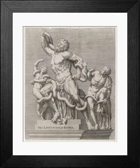 Framed Print : LAOCOON SCULPTURE 2 Framed Print : LAOCOON SCULPTURE 2