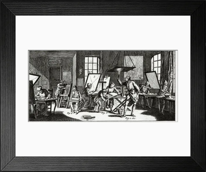 Framed Print : ENGRAVERS STUDIO C18 Framed Print : ENGRAVERS STUDIO C18