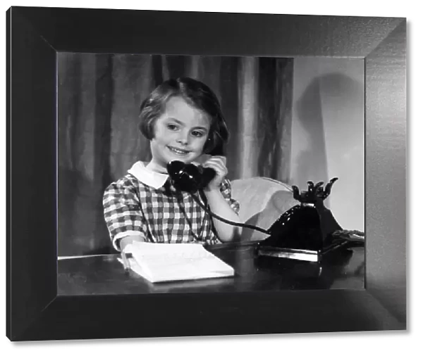 GIRL ON TELEPHONE