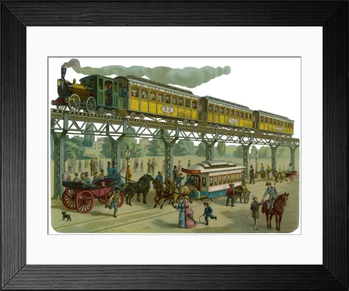 Framed Print : SCRAP : NY ELEVATED Framed Print : SCRAP : NY ELEVATED