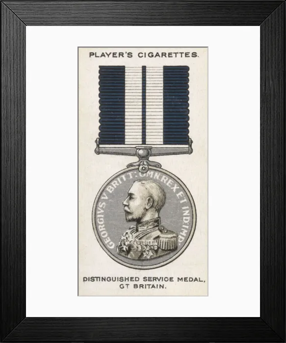 Framed Print : Distinguished Service Medal Framed Print : Distinguished Service Medal