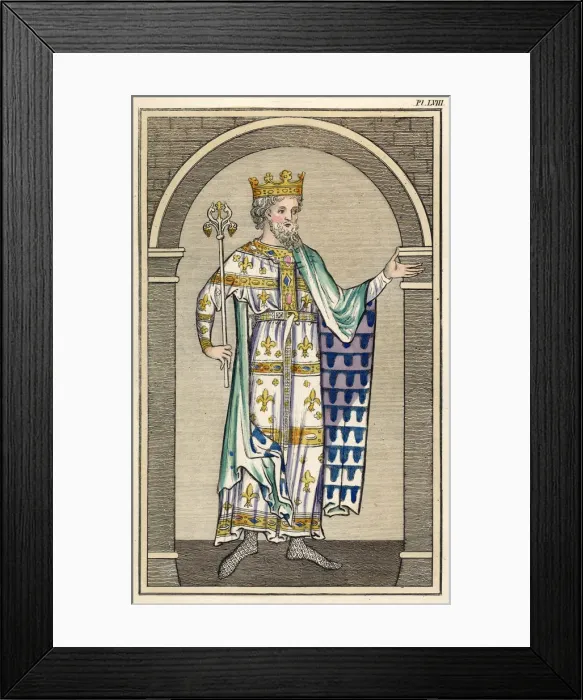Framed Print : KING IN HIS REGALIA Framed Print : KING IN HIS REGALIA