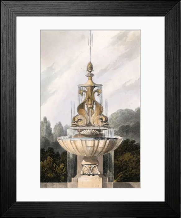 Framed Print : FOUNTAIN, 1820 Framed Print : FOUNTAIN, 1820