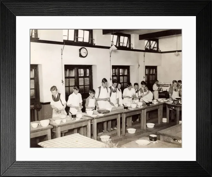 Framed Print : BOYS COOKING Framed Print : BOYS COOKING