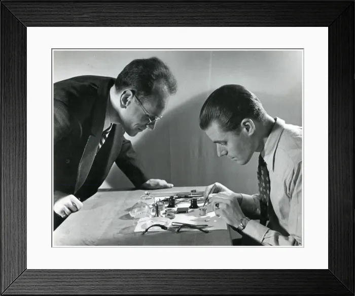 Framed Print : MENDING A WRISTWATCH Framed Print : MENDING A WRISTWATCH