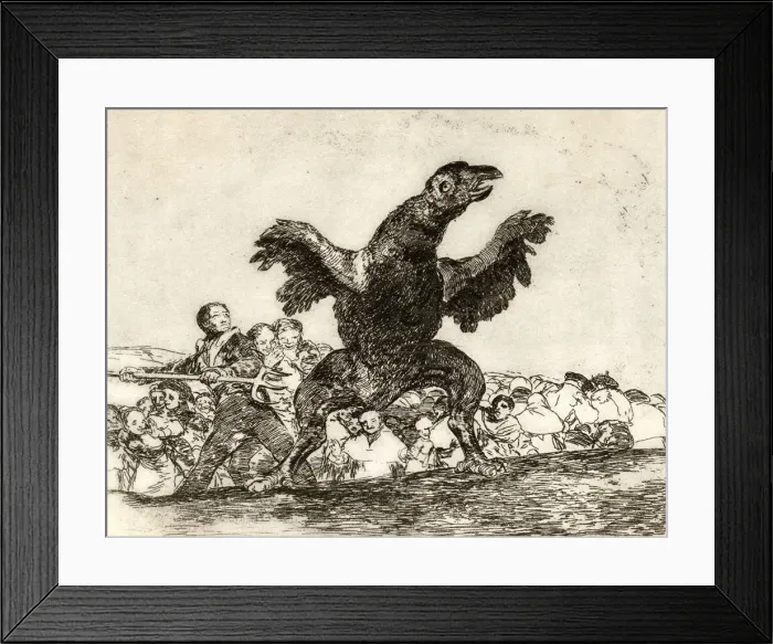 Framed Print : SPAIN GOYA WAR VULTURE Framed Print : SPAIN GOYA WAR VULTURE