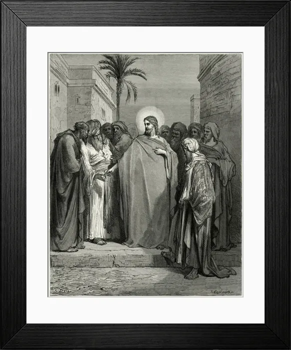 Framed Print : Christ and the tribute money Framed Print : Christ and the tribute money