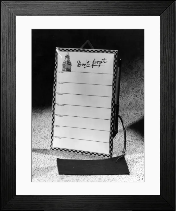 Framed Print : DONT FORGET BOARD Framed Print : DONT FORGET BOARD