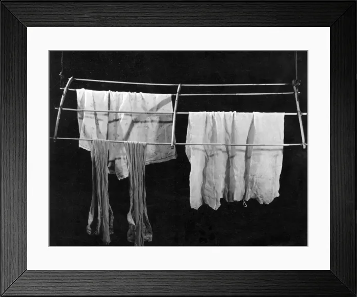 Framed Print : HOME MADE CLOTHES RACK Framed Print : HOME MADE CLOTHES RACK