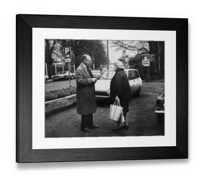 Framed Print : COUNCILLOR / VOTER 1970S Framed Print : COUNCILLOR / VOTER 1970S