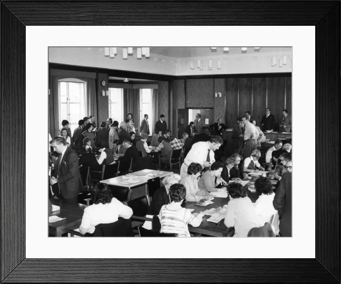 Framed Print : COUNTING VOTES 1978 Framed Print : COUNTING VOTES 1978