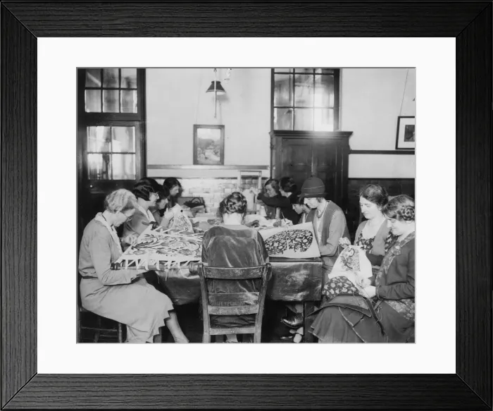 Framed Print : LADIES TAPESTRY GROUP Framed Print : LADIES TAPESTRY GROUP