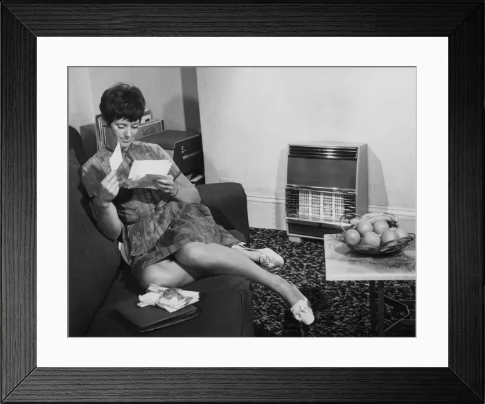 Framed Print : Woman reading letters Framed Print : Woman reading letters