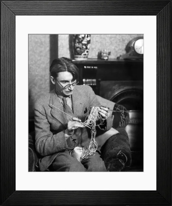 Framed Print : KNITTING BOFFIN Framed Print : KNITTING BOFFIN