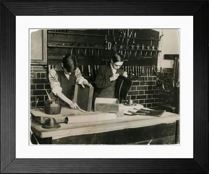 Framed Print : BOYS TAUGHT TRADES Framed Print : BOYS TAUGHT TRADES