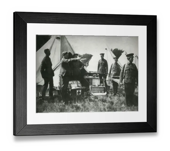 Framed Print : FIELD HOSPITAL Framed Print : FIELD HOSPITAL