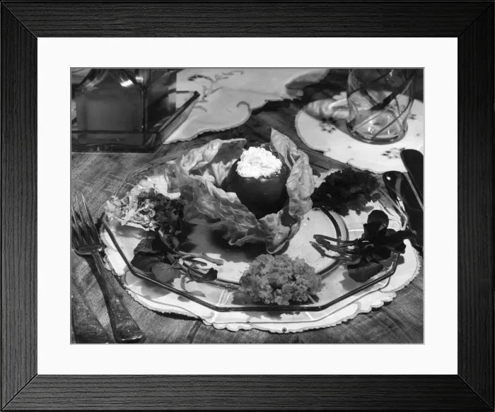 Framed Print : STUFFED TOMATO SALAD Framed Print : STUFFED TOMATO SALAD