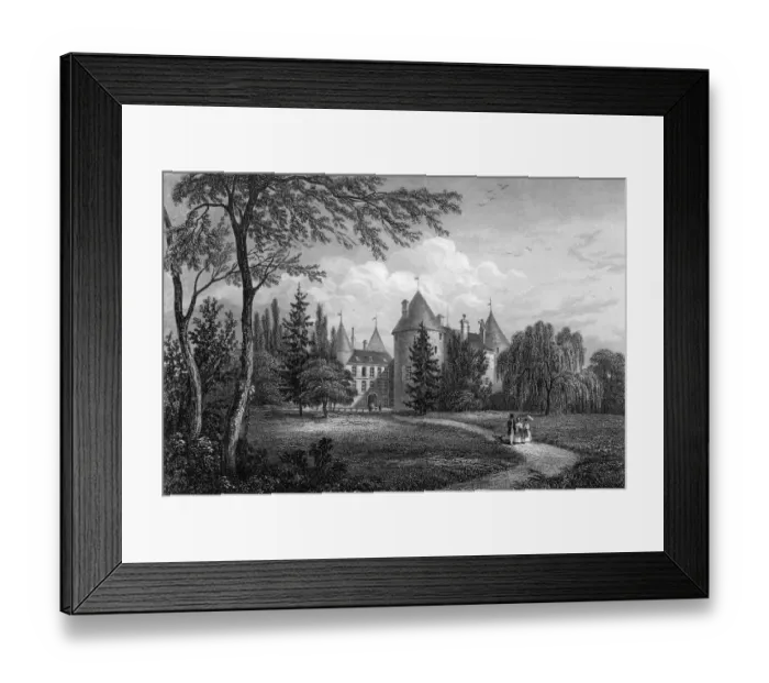 Framed Print : LA GRANGE BLENEAU Framed Print : LA GRANGE BLENEAU