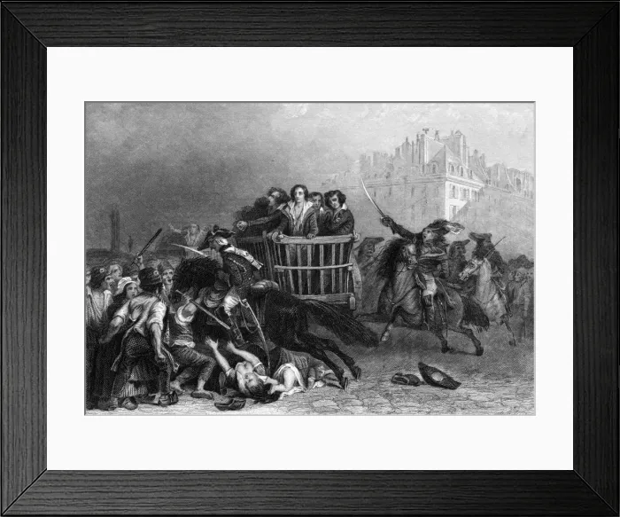 Framed Print : RIDING TO GUILLOTINE