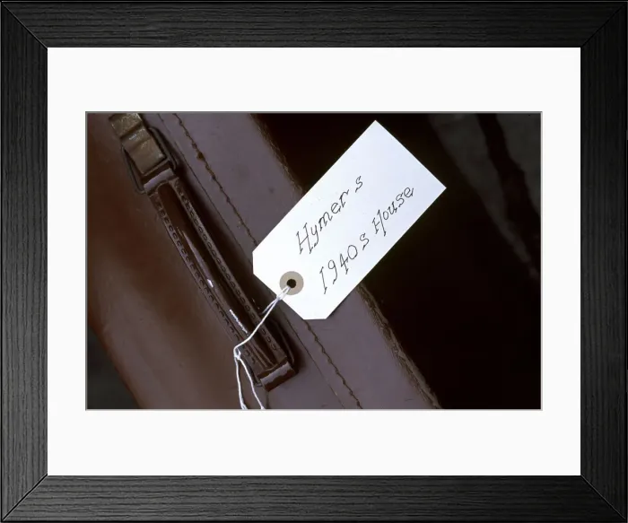 Framed Print : Suitcase 1940s Framed Print : Suitcase 1940s