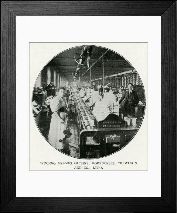 Framed Print : COTTON MILL 1902 Framed Print : COTTON MILL 1902