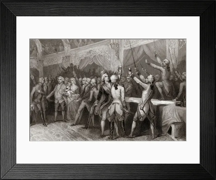 Framed Print : GARDES DU CORPS FEAST