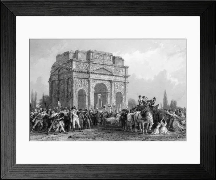 Framed Print : GUILLOTINE AT ORANGE Framed Print : GUILLOTINE AT ORANGE