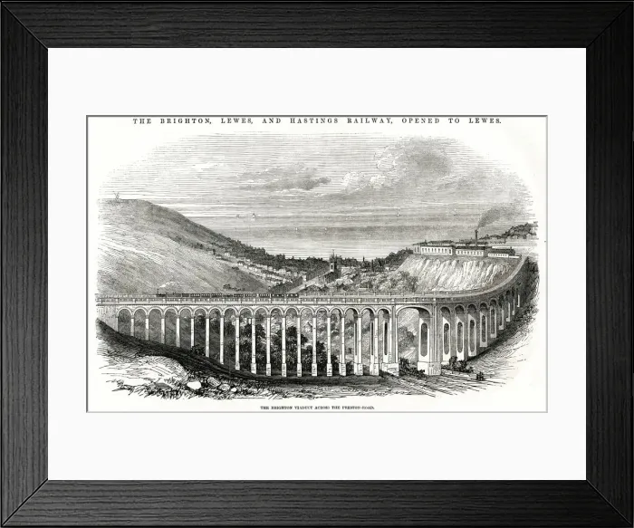 Framed Print : BRIGHTON VIADUCT Framed Print : BRIGHTON VIADUCT