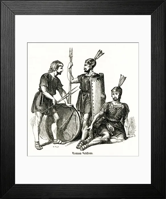 Framed Print : Roman soldiers Framed Print : Roman soldiers