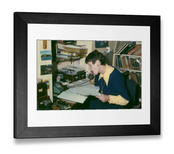 Framed Print : OFFICE WORK 1970S Framed Print : OFFICE WORK 1970S