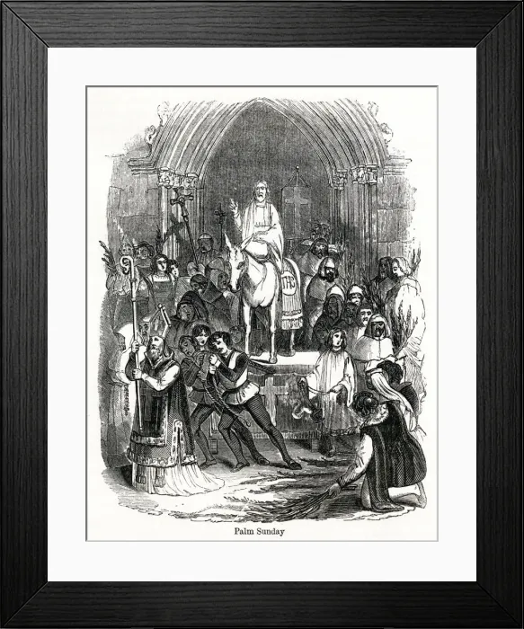 Framed Print : Palm Sunday Framed Print : Palm Sunday
