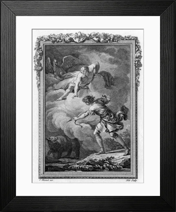Framed Print : ARCAS AND CALISTO Framed Print : ARCAS AND CALISTO