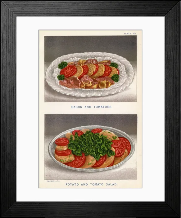 Framed Print : TWO TOMATO DISHES Framed Print : TWO TOMATO DISHES