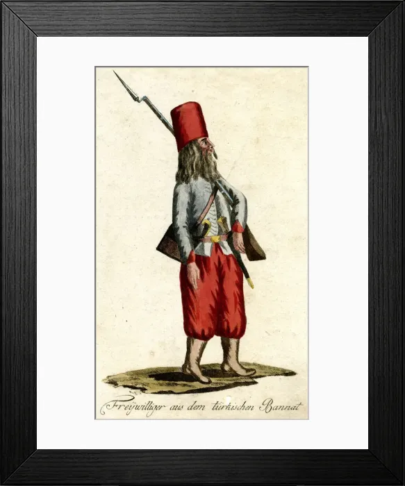 Framed Print : TURKISH INFANTRYMAN Framed Print : TURKISH INFANTRYMAN