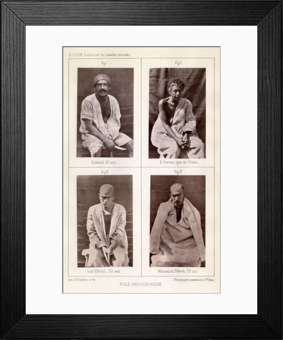 Framed Print : VICTIMS OF HASHISH Framed Print : VICTIMS OF HASHISH