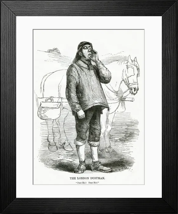 Framed Print : London dustman 1862 Framed Print : London dustman 1862