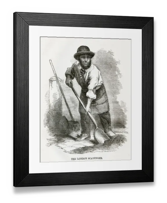 Framed Print : LONDON SCAVENGER Framed Print : LONDON SCAVENGER