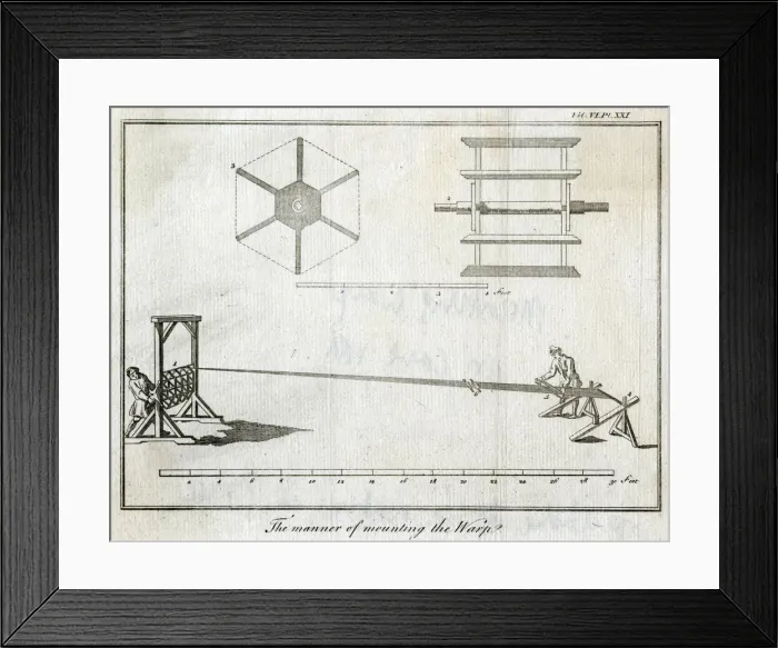 Framed Print : MOUNTING THE WARP Framed Print : MOUNTING THE WARP
