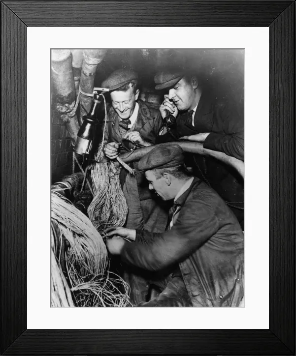 Framed Print : TELEPHONE ENGINEERS Framed Print : TELEPHONE ENGINEERS