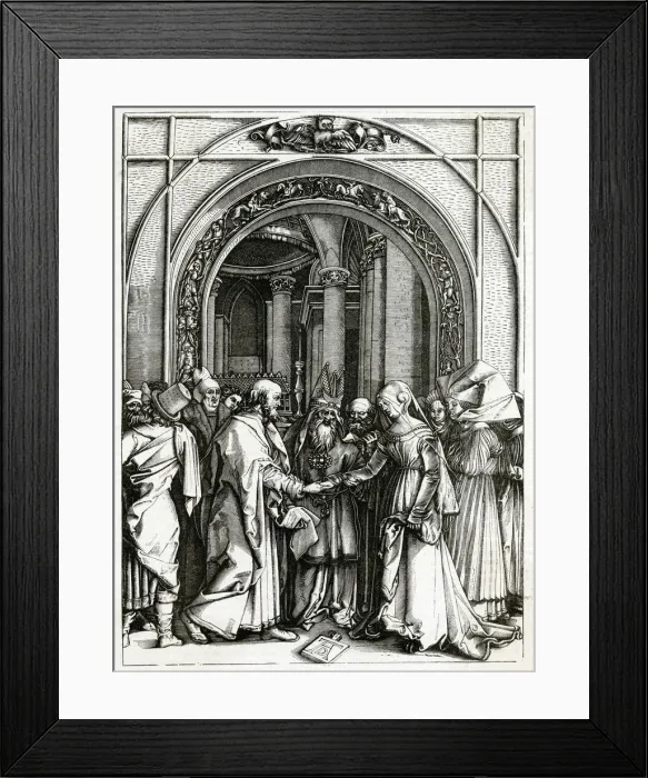 Framed Print : JOSEPH WEDS MARY Framed Print : JOSEPH WEDS MARY
