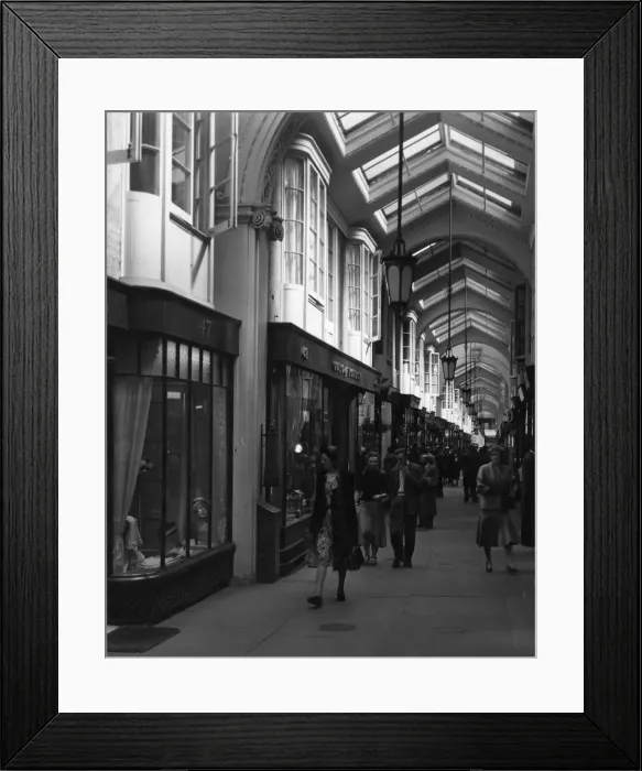 Framed Print : BURLINGTON ARCADE 1950S Framed Print : BURLINGTON ARCADE 1950S