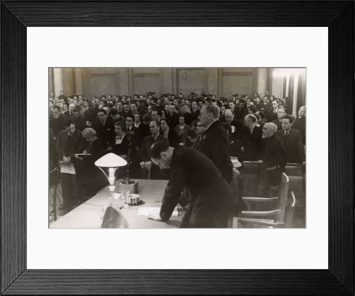 Framed Print : METRO-VICKERS TRIAL 1933 Framed Print : METRO-VICKERS TRIAL 1933