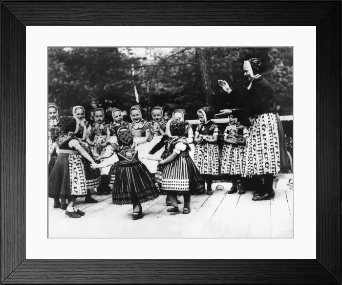 Framed Print : RING A ROSES 1930S Framed Print : RING A ROSES 1930S